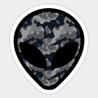 Alien Camo Sticker